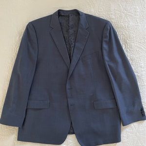 50R Joseph Abboud Blue suit. Worn twice. Like new condition. Custom lining